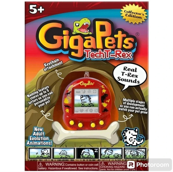 🦖HP🦖 Giga Pets Tech T-Rex, Digital Pet Toy - Picture 1 of 4